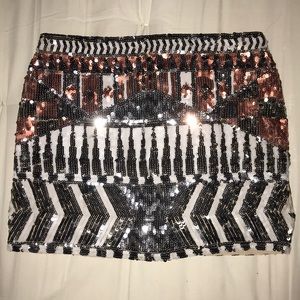 Endless Rose Sequin Skirt